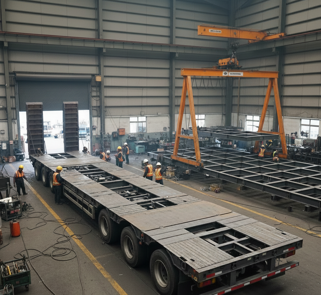 Modifikasi Lowboy & Fabrikasi Lantai