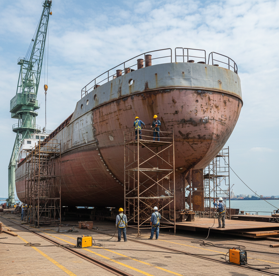 Perbaikan Kapal/Barge & Plate Renewal